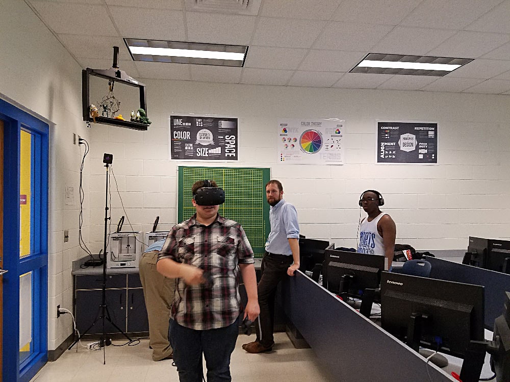 Duke University VR Experience Students Coding Flipping Prisons 