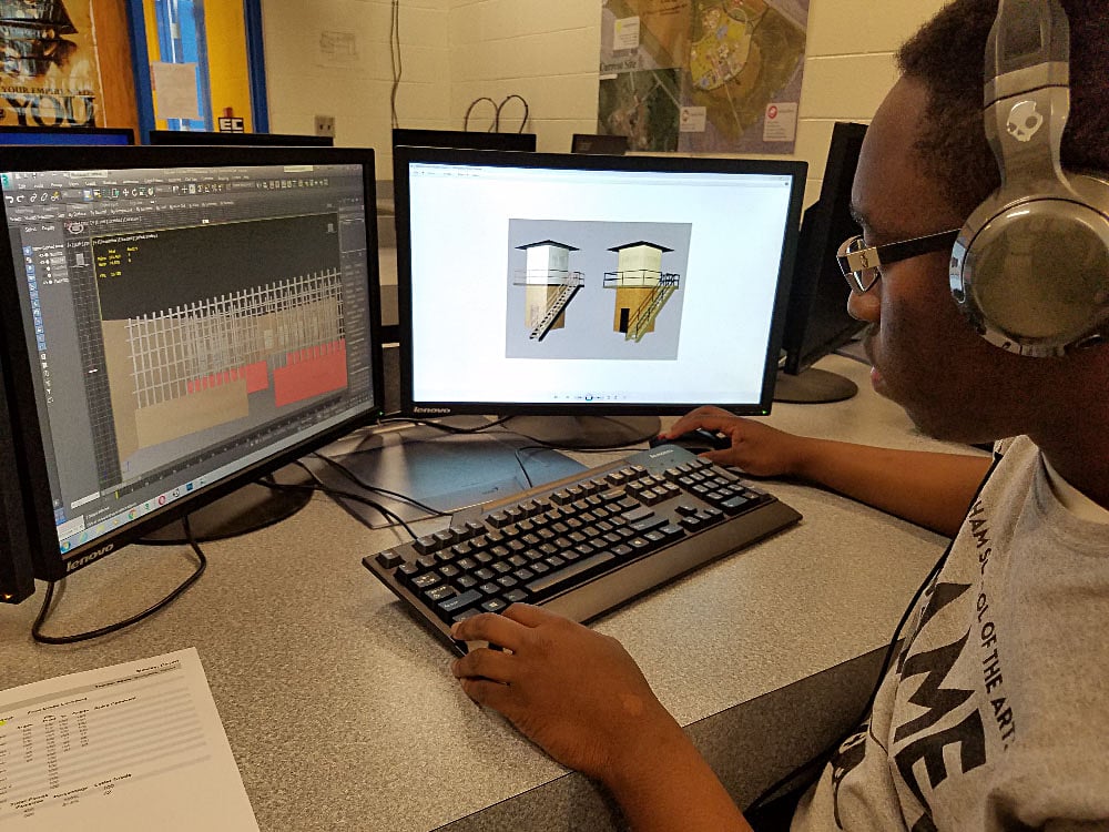 Duke University VR Experience Students Coding Flipping Prisons 
