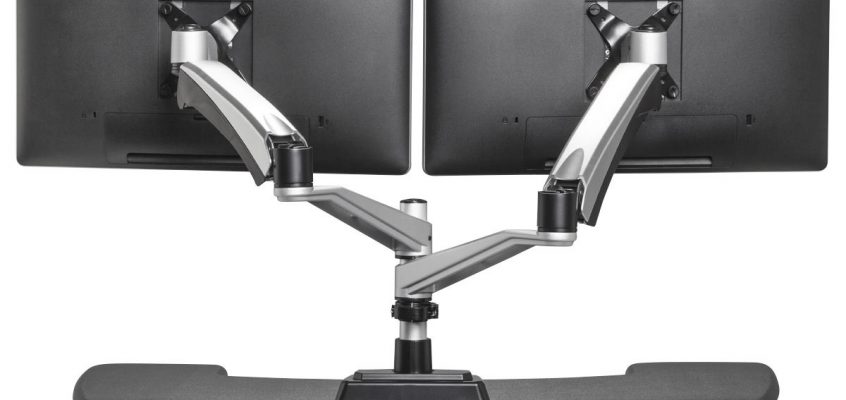 Varidesk Tech Trends Product Review monitor arms