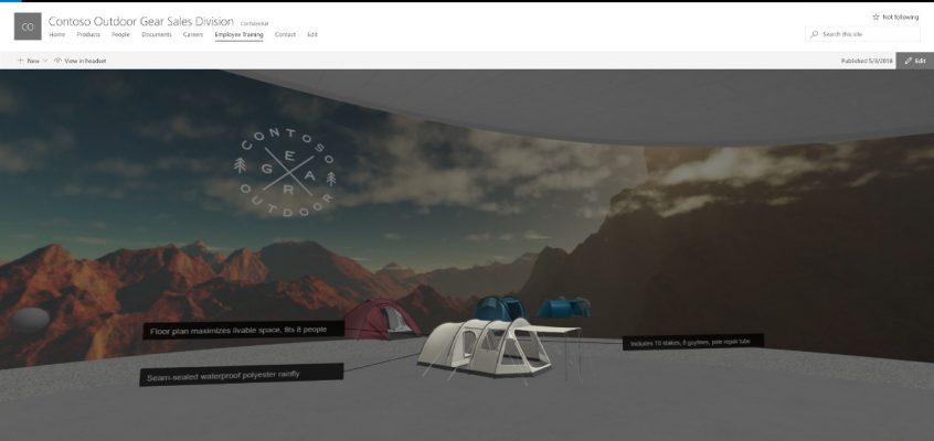 Tech Trends Microsoft Sharepoint Spaces Mixed Reality VR Consultancy
