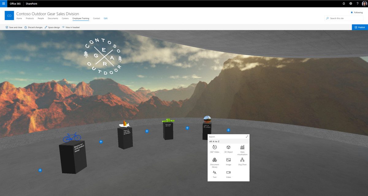 Tech Trends Microsoft Sharepoint Spaces Mixed Reality VR Consultancy