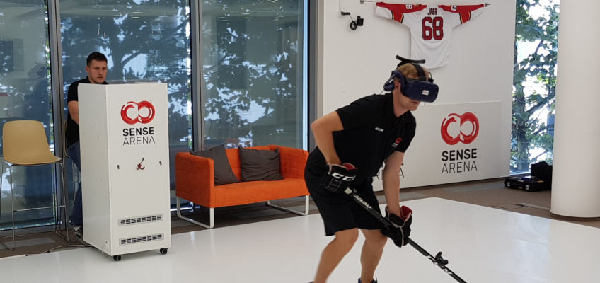 Tech Trend VR Hockey Training Sense Arena CES 2019 Virtual Reality 7