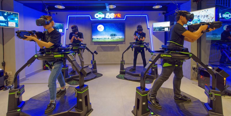 Tech Trends Esports Gaming Virtual Reality Immersive Entertainment Virtuix HP Vive Tournaments