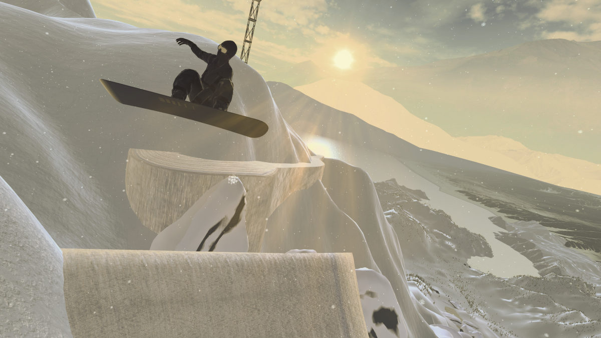 Tech Trends Powder Virtual Reality Sports Winter Skiing Simulation 