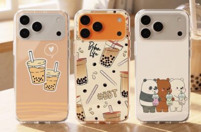 assorted pastel and floral smartphone cases illustrating phone case design trends for spring 2026