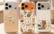 assorted pastel and floral smartphone cases illustrating phone case design trends for spring 2026