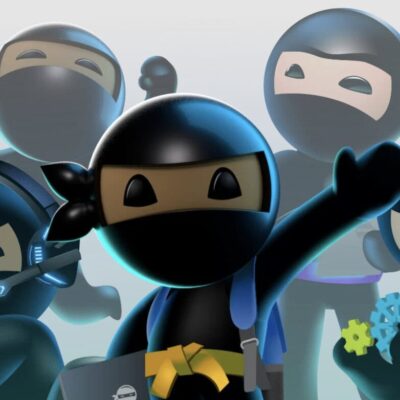 Code Ninjas cartoon characters representing coding, robotics and STEM education for children