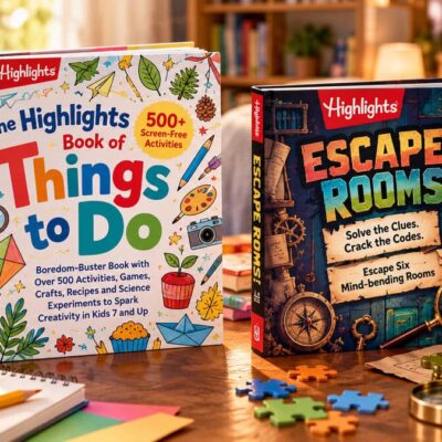 The Highlights Book of Things to Do and Escape Rooms activity books for children