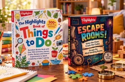 The Highlights Book of Things to Do and Escape Rooms activity books for children